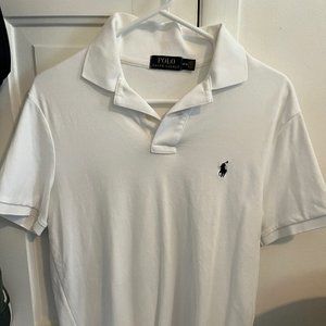 White Short Sleeve Polo (Size M)